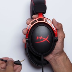 HyperX Cloud Alpha Kabling Headset - Black Red | Superior Sound & Comfort for Gamers